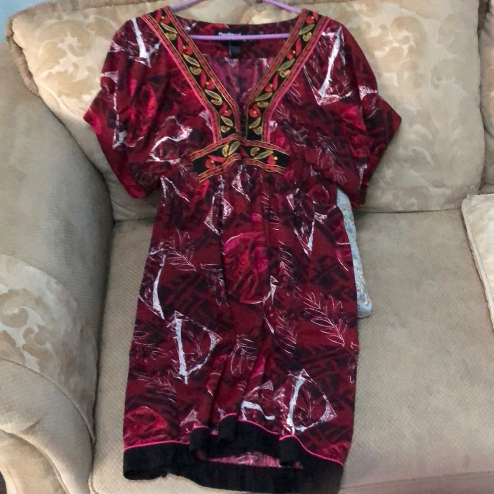 Desigual beachy red dress.